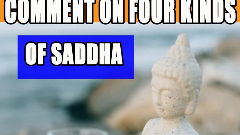 Comment on Four Kinds of SADDHA